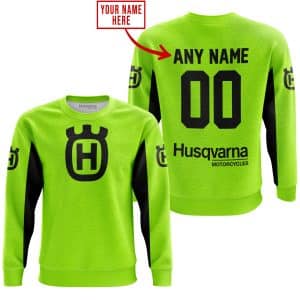 Custom name BraapGirls CUSTOM NAME RACING – LIMITED EDITION – HUSQVARNA – NEON V2 Brands for motocross girls and dirt bike riders - Brands view 3