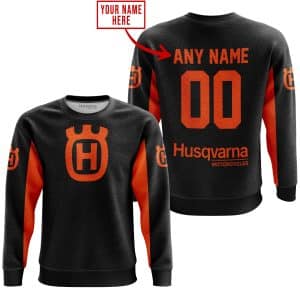 Custom name BraapGirls CUSTOM NAME RACING – LIMITED EDITION – HUSQVARNA – ORANGE Brands for motocross girls and dirt bike riders - Brands view 3