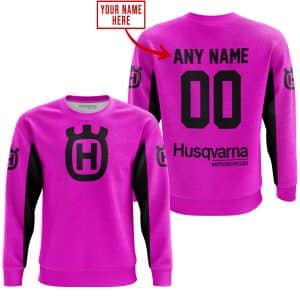 Custom name BraapGirls CUSTOM NAME RACING – LIMITED EDITION – HUSQVARNA – PINK V2 Brands for motocross girls and dirt bike riders - Brands view 2