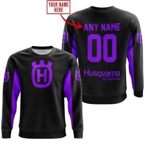 Custom name BraapGirls CUSTOM NAME RACING – LIMITED EDITION – HUSQVARNA – PURPLE Brands for motocross girls and dirt bike riders - Brands view 3