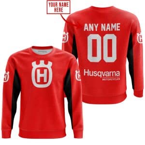 Custom name BraapGirls CUSTOM NAME RACING – LIMITED EDITION – HUSQVARNA – RED V2 Brands for motocross girls and dirt bike riders - Brands view 3