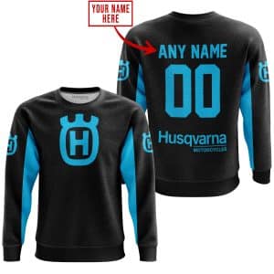 Custom name BraapGirls CUSTOM NAME RACING – LIMITED EDITION – HUSQVARNA – SKY BLUE Brands for motocross girls and dirt bike riders - Brands view 3