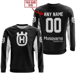 Custom name BraapGirls CUSTOM NAME RACING – LIMITED EDITION – HUSQVARNA – WHITE Brands for motocross girls and dirt bike riders - Brands view 2