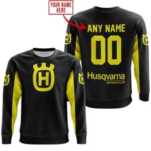 Custom name BraapGirls CUSTOM NAME RACING – LIMITED EDITION – HUSQVARNA – YELLOW Brands for motocross girls and dirt bike riders - Brands view 3