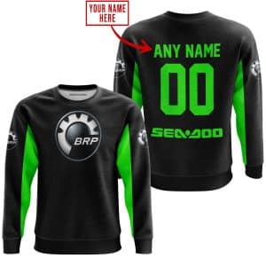 Custom name BraapGirls CUSTOM NAME RACING – LIMITED EDITION – SEA DOO – GREEN Brands for motocross girls and dirt bike riders - Brands view 3