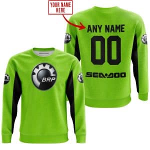 Custom name BraapGirls CUSTOM NAME RACING – LIMITED EDITION – SEA DOO – GREEN 1 V2 Brands for motocross girls and dirt bike riders - Brands view 3