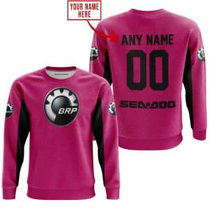 Custom name BraapGirls CUSTOM NAME RACING – LIMITED EDITION – SEA DOO – PINK 1 V2 Brands for motocross girls and dirt bike riders - Brands view 3
