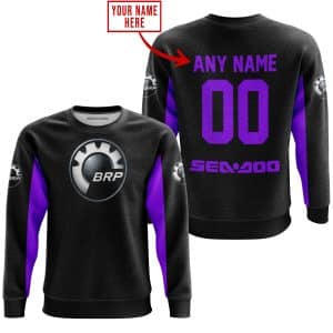 Custom name BraapGirls CUSTOM NAME RACING – LIMITED EDITION – SEA DOO – PURPLE Brands for motocross girls and dirt bike riders - Brands view 3