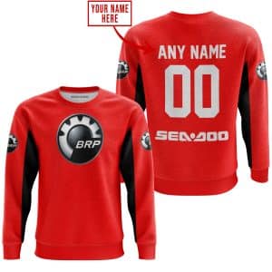 Custom name BraapGirls CUSTOM NAME RACING – LIMITED EDITION – SEA DOO – RED V2 Brands for motocross girls and dirt bike riders - Brands view 3