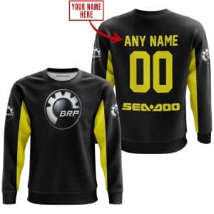 Custom name BraapGirls CUSTOM NAME RACING – LIMITED EDITION – SEA DOO – YELLOW Brands for motocross girls and dirt bike riders - Brands view 3