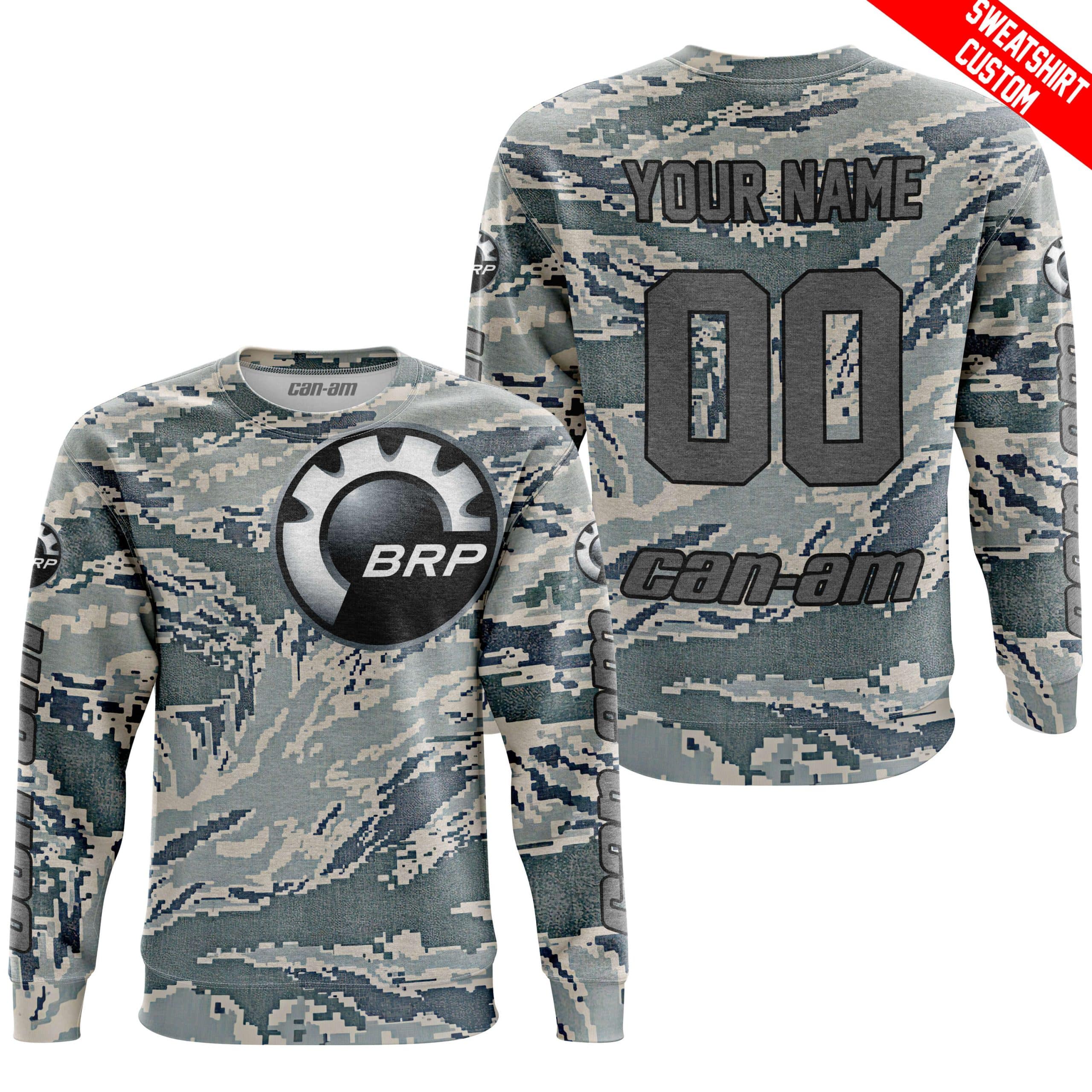 LIMITED EDITION PRODUCTS - US AIR PORCE - CAN AM RACING - CUSTOM NAME - GREY view 5