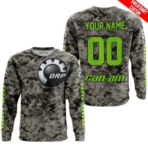 Custom name BraapGirls LIMITED EDITION PRODUCTS – US ARMY – CAN AM RACING – CUSTOM NAME – GREEN 1 Brands for motocross girls and dirt bike riders - Brands vi...