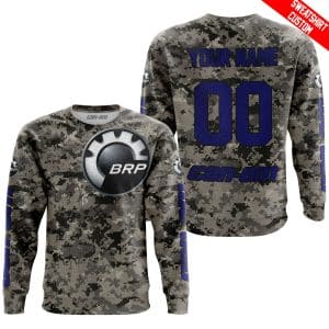 Custom name BraapGirls LIMITED EDITION PRODUCTS – US ARMY – CAN AM RACING – CUSTOM NAME – NAVY Brands for motocross girls and dirt bike riders - Brands view 3