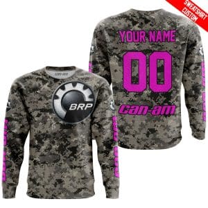 Custom name BraapGirls LIMITED EDITION PRODUCTS – US ARMY – CAN AM RACING – CUSTOM NAME – PINK Brands for motocross girls and dirt bike riders - Brands view 3