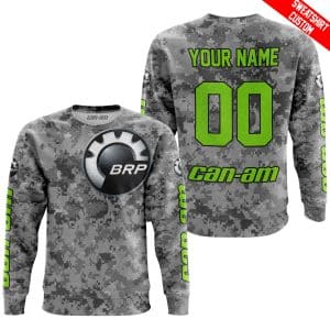 Custom name BraapGirls LIMITED EDITION PRODUCTS – US ARMY V1 – CAN AM RACING – CUSTOM NAME – GREEN 1 Brands for motocross girls and dirt bike riders - Brands...