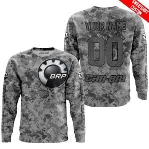 Custom name BraapGirls LIMITED EDITION PRODUCTS – US ARMY V1 – CAN AM RACING – CUSTOM NAME – GREY Brands for motocross girls and dirt bike riders - Brands vi...