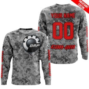 Custom name BraapGirls LIMITED EDITION PRODUCTS – US ARMY V1 – CAN AM RACING – CUSTOM NAME – RED Brands for motocross girls and dirt bike riders - Brands view 3