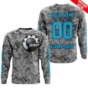 Custom name BraapGirls LIMITED EDITION PRODUCTS – US ARMY V1 – CAN AM RACING – CUSTOM NAME – SKY BLUE Brands for motocross girls and dirt bike riders - Brand...