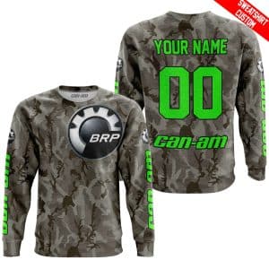 Custom name BraapGirls LIMITED EDITION PRODUCTS – US ARMY V2 – CAN AM RACING – CUSTOM NAME – GREEN Brands for motocross girls and dirt bike riders - Brands v...