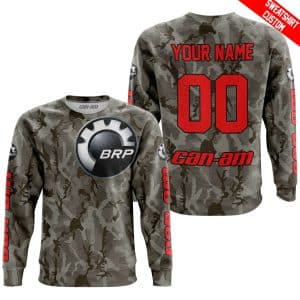 Custom name BraapGirls LIMITED EDITION PRODUCTS – US ARMY V2 – CAN AM RACING – CUSTOM NAME – RED Brands for motocross girls and dirt bike riders - Brands view 3