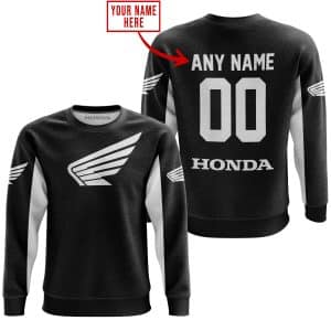 Custom name BraapGirls CUSTOM NAME RACING – LIMITED EDITION – HONDA – WHITE Brands for motocross girls and dirt bike riders - Brands view 3