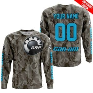 Custom name BraapGirls LIMITED EDITION PRODUCTS – US ARMY V2 – CAN AM RACING – CUSTOM NAME – SKY BLUE Brands for motocross girls and dirt bike riders - Brand...
