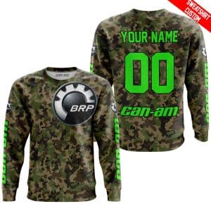 Custom name BraapGirls LIMITED EDITION PRODUCTS – US ARMY V3 – CAN AM RACING – CUSTOM NAME – GREEN Brands for motocross girls and dirt bike riders - Brands v...