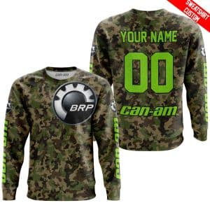 Custom name BraapGirls LIMITED EDITION PRODUCTS – US ARMY V3 – CAN AM RACING – CUSTOM NAME – GREEN 1 Brands for motocross girls and dirt bike riders - Brands...
