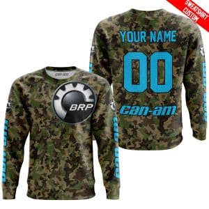 Custom name BraapGirls LIMITED EDITION PRODUCTS – US ARMY V3 – CAN AM RACING – CUSTOM NAME – SKY BLUE Brands for motocross girls and dirt bike riders - Brand...