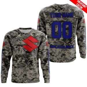 Custom name BraapGirls LIMITED EDITION PRODUCTS – US ARMY – SUZUKI RACING V1 – CUSTOM NAME Brands for motocross girls and dirt bike riders - Brands view 2