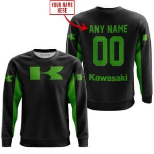 Custom name BraapGirls CUSTOM NAME RACING – LIMITED EDITION – KAWASAKI – GREEN Brands for motocross girls and dirt bike riders - Brands view 3