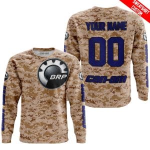 Custom name BraapGirls LIMITED EDITION PRODUCTS – US MARINE – CAN AM RACING – CUSTOM NAME – NAVY Brands for motocross girls and dirt bike riders - Brands view 3