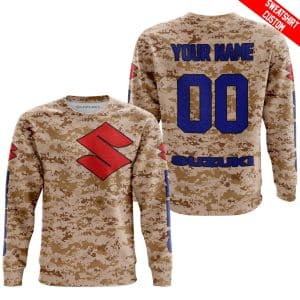 Custom name BraapGirls LIMITED EDITION PRODUCTS – US MARINE – SUZUKI RACING V1 – CUSTOM NAME Brands for motocross girls and dirt bike riders - Brands view 2