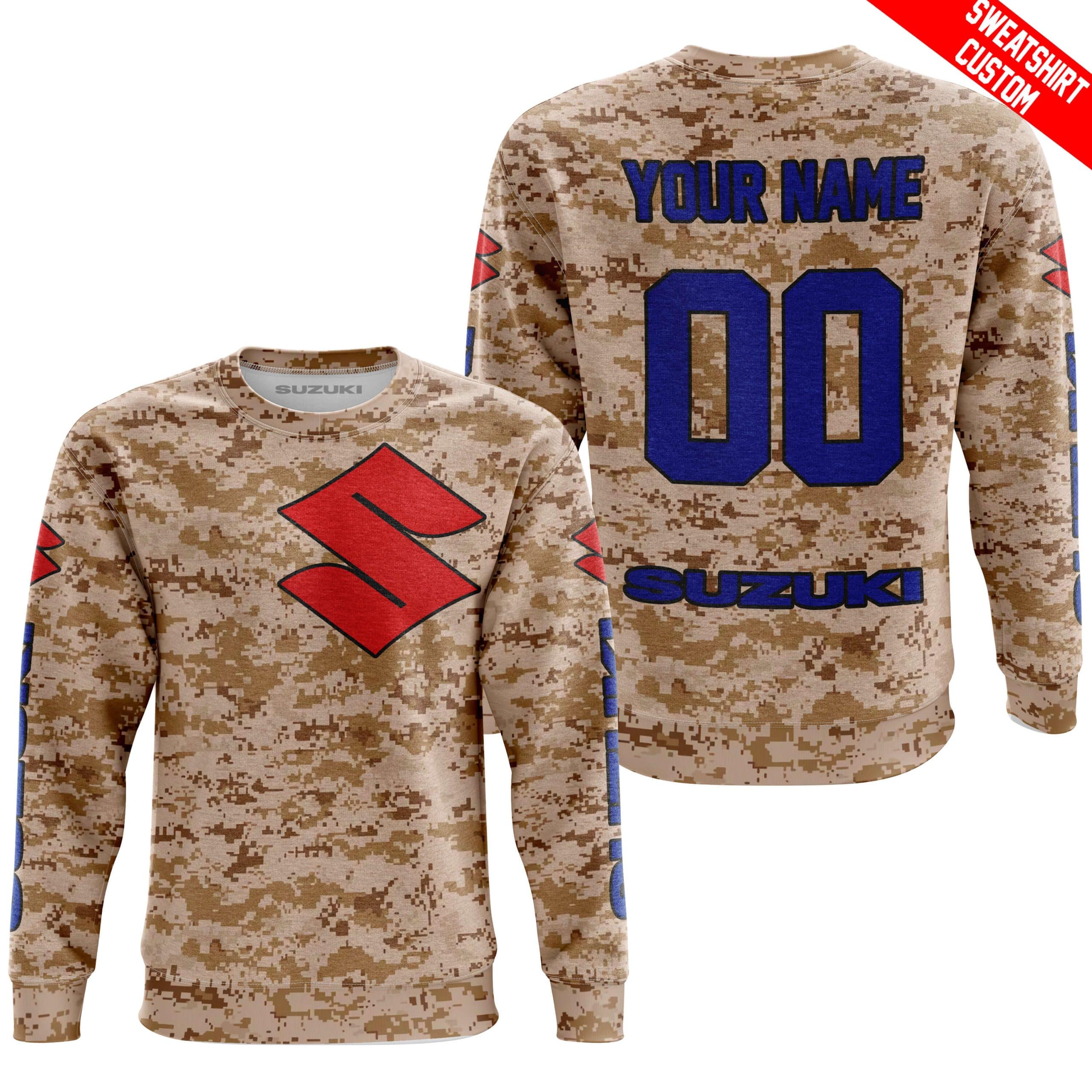 LIMITED EDITION PRODUCTS - US MARINE - SUZUKI RACING V1 - CUSTOM NAME view 4