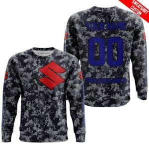 Custom name BraapGirls LIMITED EDITION PRODUCTS – US NAVY – SUZUKI RACING V1 – CUSTOM NAME Brands for motocross girls and dirt bike riders - Brands view 2