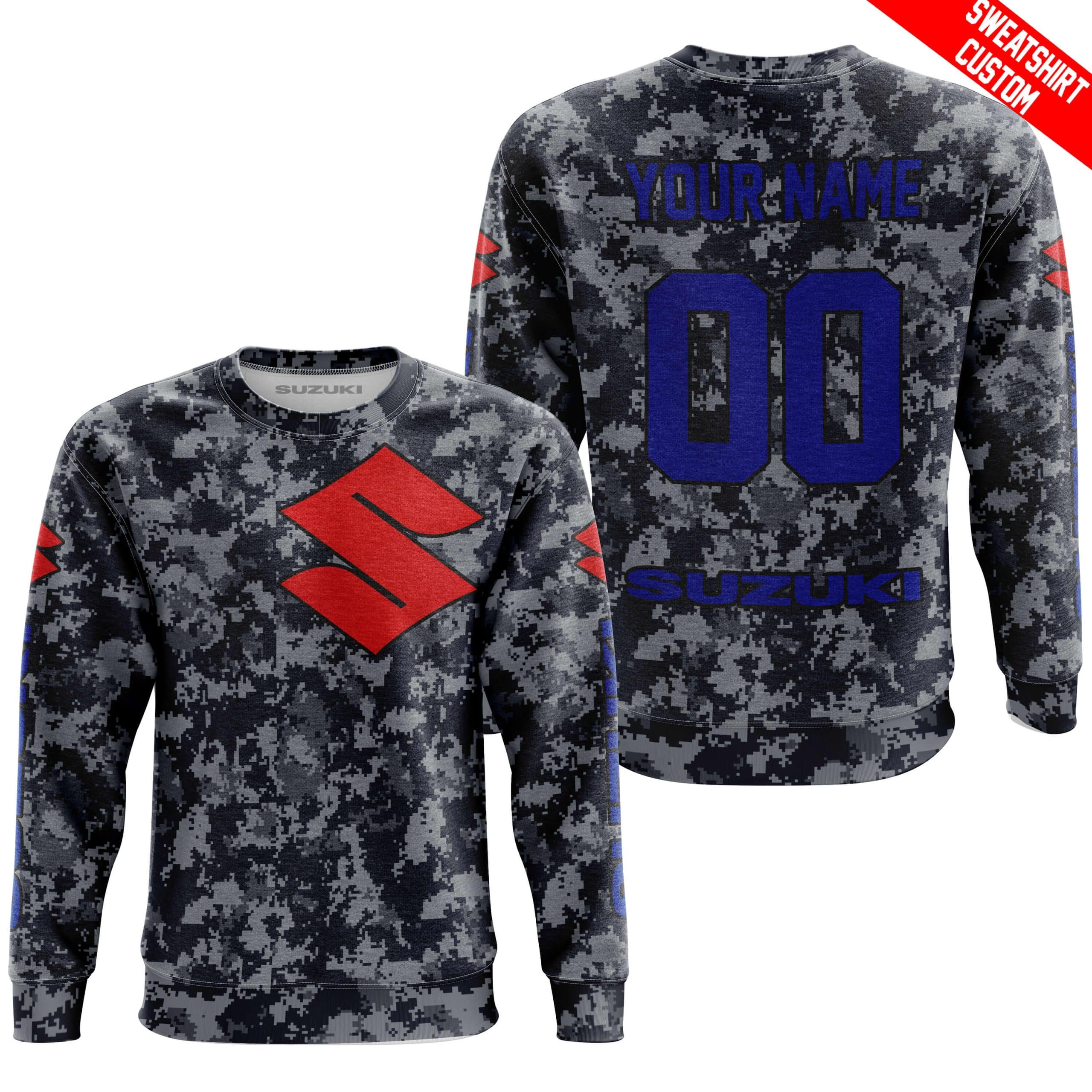 LIMITED EDITION PRODUCTS - US NAVY - SUZUKI RACING V1 - CUSTOM NAME view 4