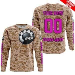 Custom name BraapGirls LIMITED EDITION PRODUCTS – US MARINE – CAN AM RACING – CUSTOM NAME – PINK Brands for motocross girls and dirt bike riders - Brands view 3