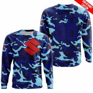 Custom name BraapGirls LIMITED EDITION PRODUCTS – US NAVY V1 – SUZUKI RACING V1 – CUSTOM NAME Brands for motocross girls and dirt bike riders - Brands view 2