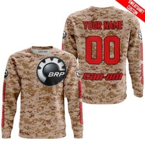 Custom name BraapGirls LIMITED EDITION PRODUCTS – US MARINE – CAN AM RACING – CUSTOM NAME – RED Brands for motocross girls and dirt bike riders - Brands view 3