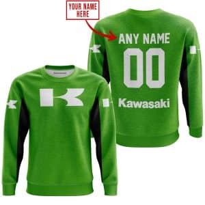 Custom name BraapGirls CUSTOM NAME RACING – LIMITED EDITION – KAWASAKI – GREEN V2 Brands for motocross girls and dirt bike riders - Brands view 3