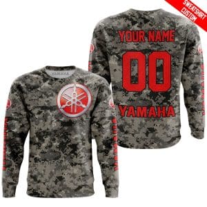 Custom name BraapGirls LIMITED EDITION PRODUCTS – US ARMY – YAMAHA RED RACING V1 – CUSTOM NAME Brands for motocross girls and dirt bike riders - Brands view 2