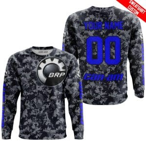 Custom name BraapGirls LIMITED EDITION PRODUCTS – US NAVY – CAN AM RACING – CUSTOM NAME – BLUE Brands for motocross girls and dirt bike riders - Brands view 3