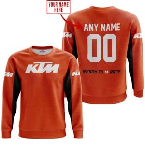 Custom name BraapGirls CUSTOM NAME RACING – LIMITED EDITION – KTM – ORANGE V2 Brands for motocross girls and dirt bike riders - Brands view 3