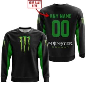 Custom name BraapGirls CUSTOM NAME RACING – LIMITED EDITION – MONSTER – GREEN Brands for motocross girls and dirt bike riders - Brands view 3