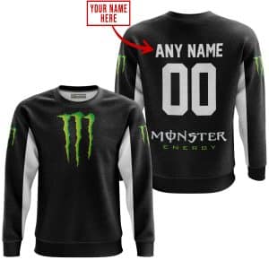 Custom name BraapGirls CUSTOM NAME RACING – LIMITED EDITION – MONSTER – WHITE Brands for motocross girls and dirt bike riders - Brands view 3