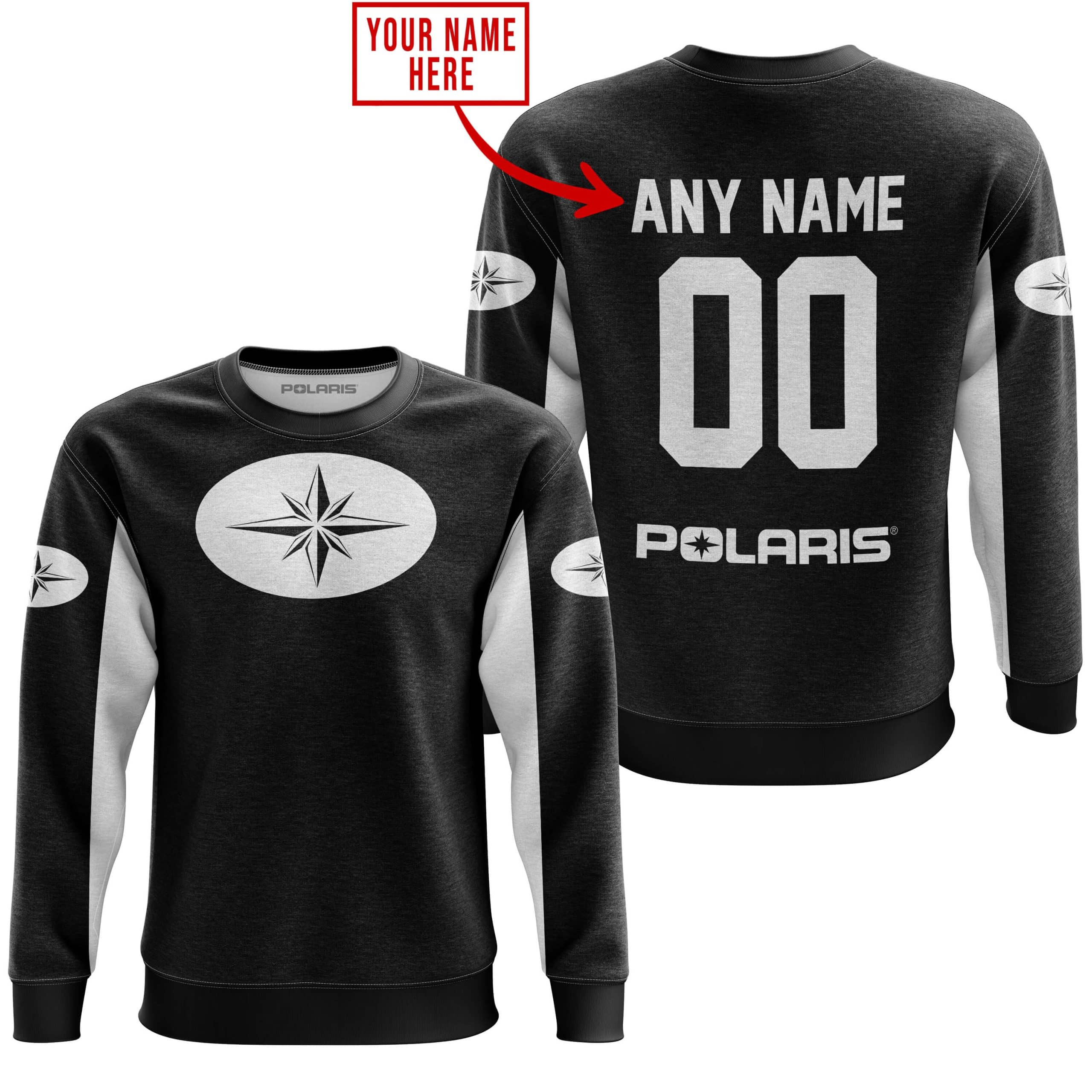 CUSTOM NAME RACING - LIMITED EDITION - POLARIS - WHITE view 5