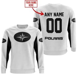 Custom name BraapGirls CUSTOM NAME RACING – LIMITED EDITION – POLARIS – WHITE V2 Brands for motocross girls and dirt bike riders - Brands view 1