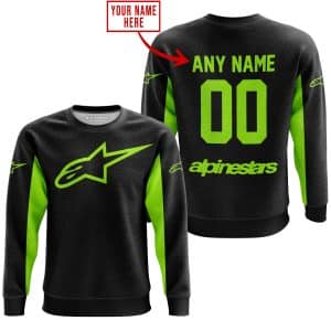 Custom name BraapGirls CUSTOM NAME RACING – LIMITED EDITION – ALPINESTARS – NEON Alpinestars for motocross girls and dirt bike riders - Alpinestars view 3