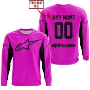 Custom name BraapGirls CUSTOM NAME RACING – LIMITED EDITION – ALPINESTARS – PINK V2 Alpinestars for motocross girls and dirt bike riders - Alpinestars view 3