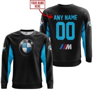 Custom name BraapGirls CUSTOM NAME RACING – LIMITED EDITION – BMW – SKY BLUE BMW for motocross girls and dirt bike riders - BMW view 3